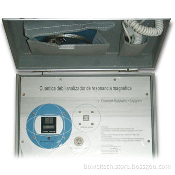 Portable Spanish Quantum Health Analyzer, Simply Checks your Health Condition by Hand Sensor